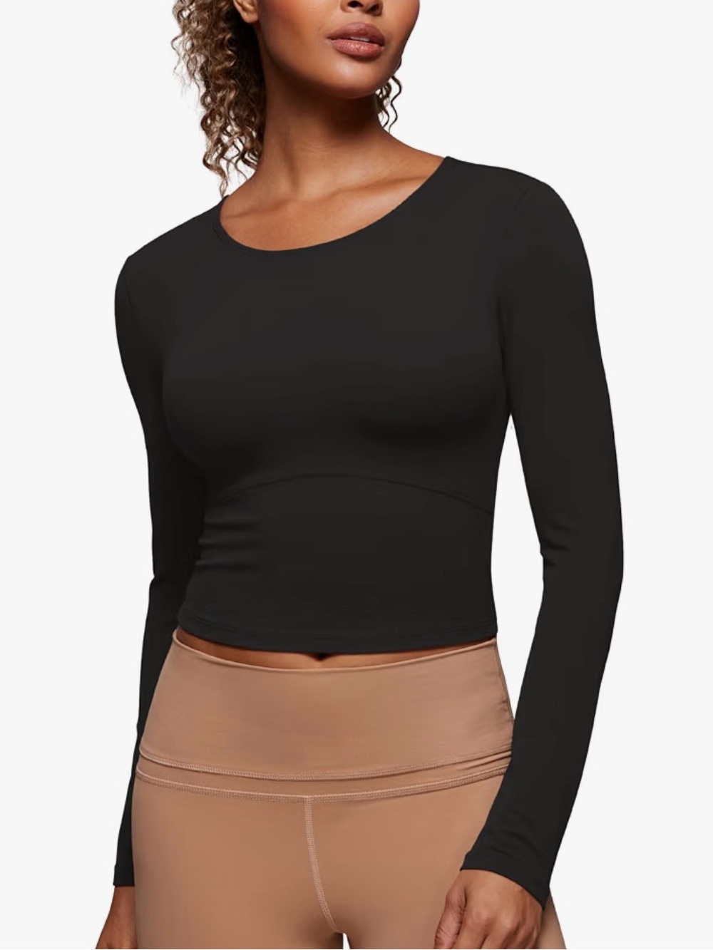 CRZ YOGA Butterluxe Crewneck Crop Top